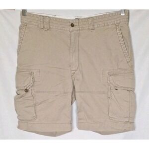 Polo Ralph Lauren 40 Tall Khaki Cotton Twill Cargo Pocket Chino Shorts 40T Tan